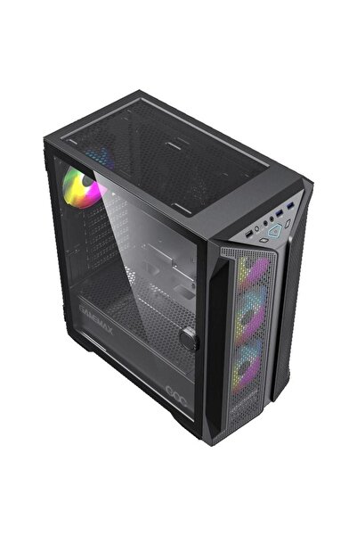 GAMEMAX Carcasa Gamemax Brufen C1, Middle Tower, Tempered glass (Negru)