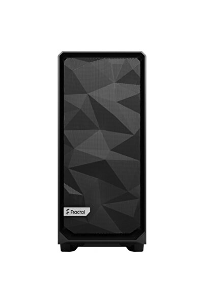 Fractal Design Carcasa Fractal Design Meshify 2 Compact Light TG Black, Middle Tower, Tempered Glass (Negru)