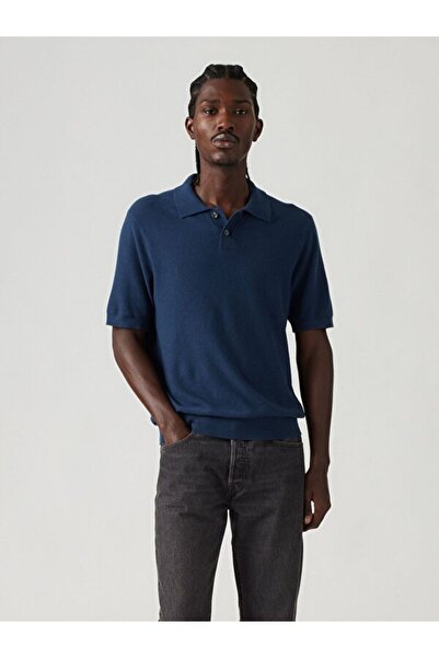 Levi's Sweater Cotton Linen Knit Polo