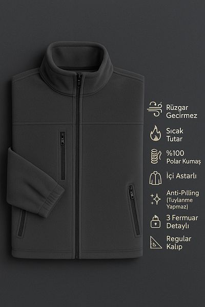 KaeLaurean Women's Smoked Anti-Pilling Non-Pilling Standard Fit Stand Collar Cold Proof Fleece