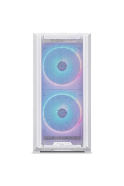 Lian Li Carcasa Lian Li LANCOOL 216, Tempered Glass, Mid-Tower, fara sursa, ARGB, Alb