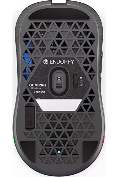Endorfy Mouse Gaming Endorfy Gem Plus Wireless, iluminat RGB, 26000 dpi (Negru)