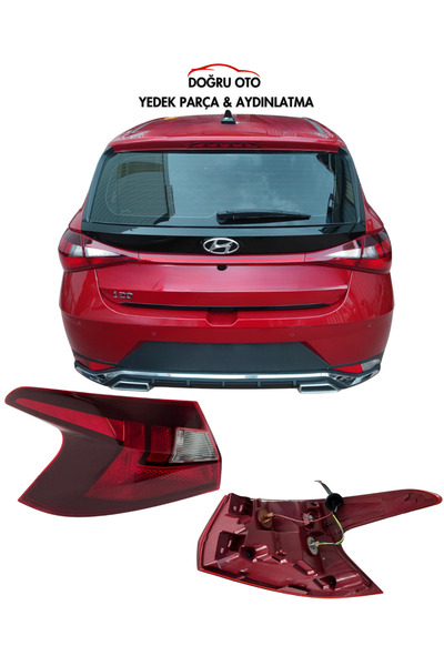 DOĞRU TİCARET AUTO PARTS Hyundai i20 Arka Stop Dış Sol LEDSİZ 2020-2026 Model...