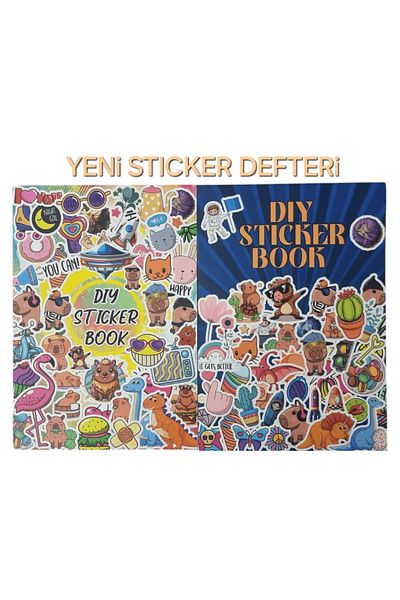 BULUT DİJİTAL Sticker Set - 16 Sheets - 442 Pieces