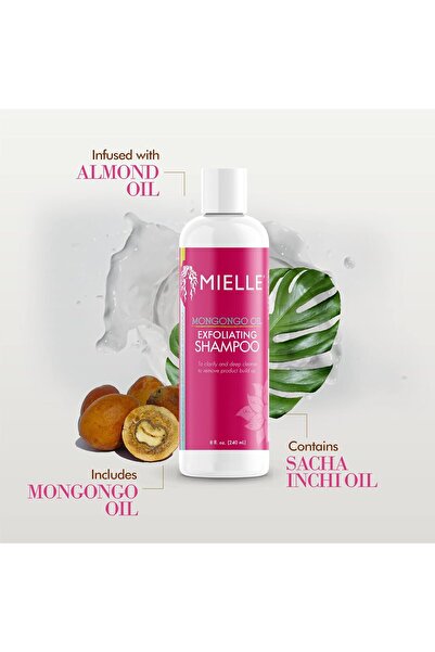 mielle organics Exfoliating Shampoo with Mongongo Oil 240ml