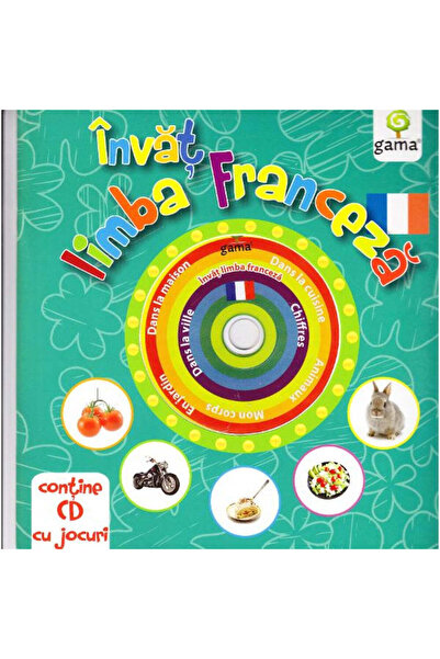 Gama Invata franceza - carti educative cu CD.2016