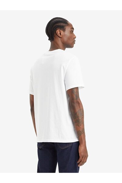 Levi's Relaxed Fit Headline Logo White T-Shirt A2082-0253
