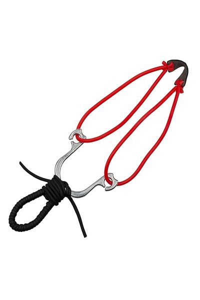 Depox IdeallStore® chingă metalică, Sling King, șnur, neagră, 15 cm
