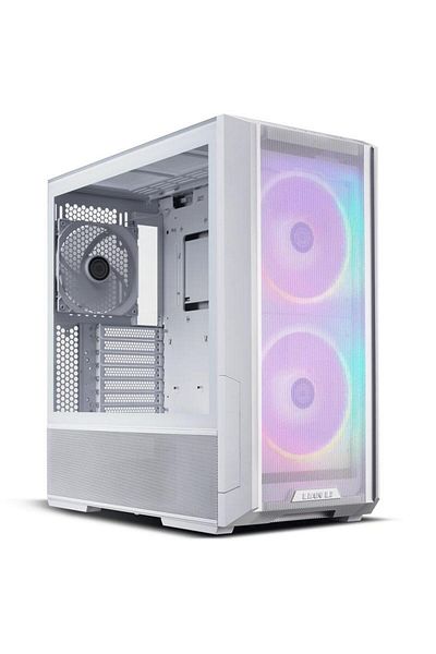 Lian Li Carcasa Lian Li LANCOOL 216, Tempered Glass, Mid-Tower, fara sursa, ARGB, Alb