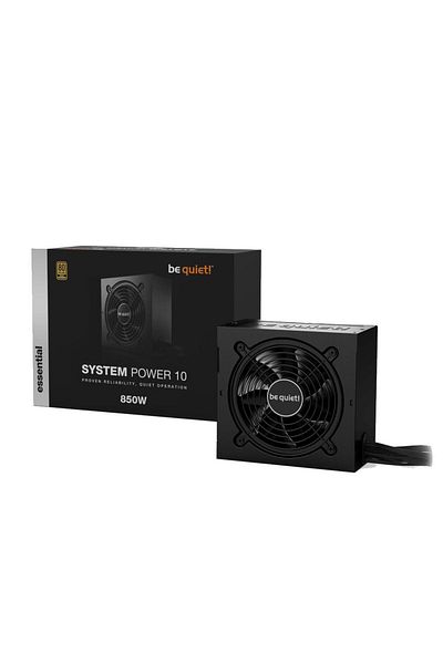 Be Quiet! Sursa taci! Putere sistem 10, 850 W, 80 PLUS Gold, PFC Activ, DC-to-DC