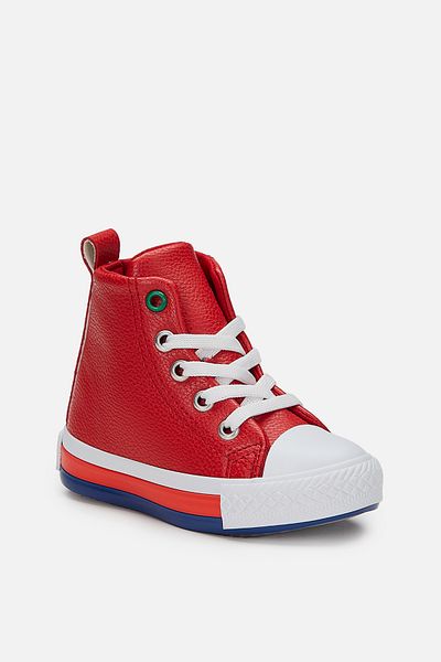 Vicco Roro Basic Unisex Baby Red Boots