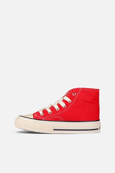 Vicco Star Basic Girl's Red Sneaker