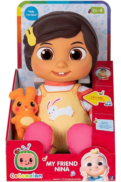 Jazwares Cocomelon My Friend Nina Roto Doll