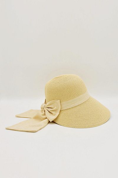 Külah Women's Camel Straw Beach Sun Hat