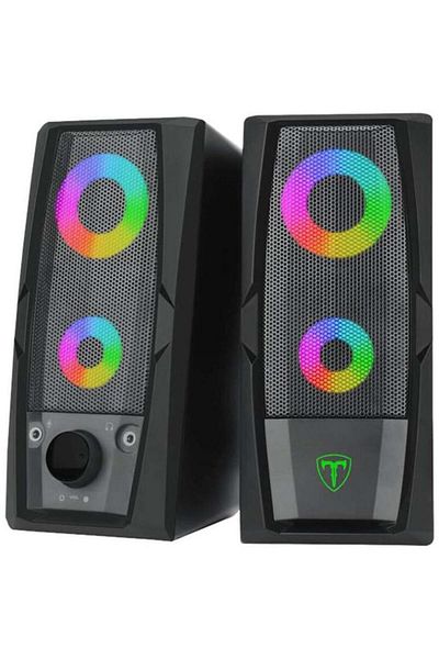 T-DAGGER T-Dagger Matrix speakers with RGB lighting, 2x3W (Black)