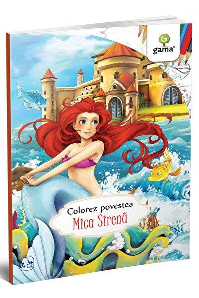 Gama Povestea de colorat Mica Sirenă