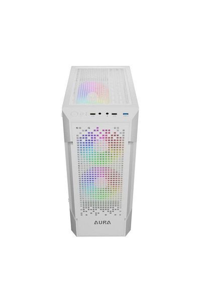 gamdias Carcasa Gamdias Aura GC7 aRGB, Middle Tower, tempered glass (Alb)