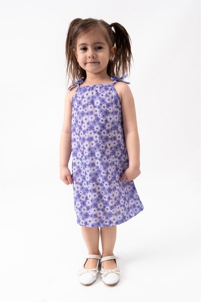 BUUFUU Strappy Printed Girl's Dress