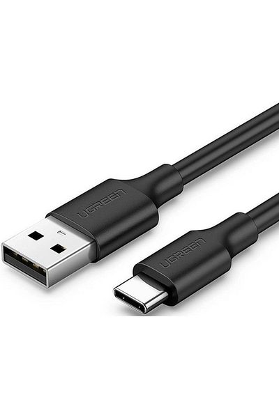 Ugreen USB-A to USB-C Fast Charging Cable, 1 Meter, 3A Max, Charging & Data Sync, 480Mbps, Black