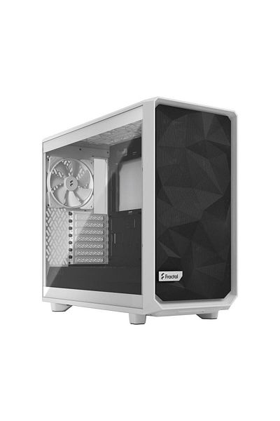 Fractal Design Carcasa, Fractal Design, Meshify 2 Lite White TG Clear Tint, Fereastra (Alb)