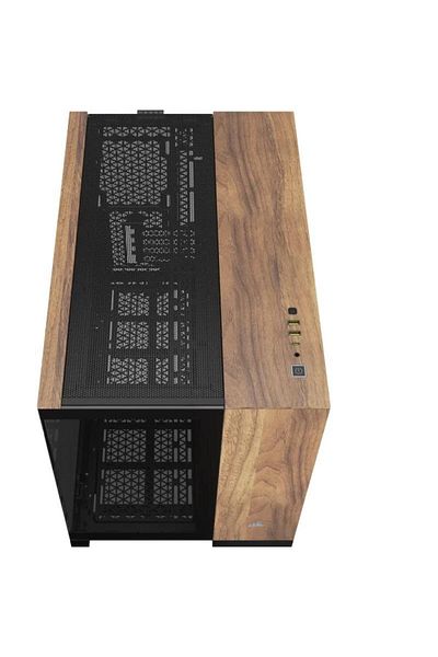 Corsair Carcasa Corsair 2500X Dual Chamber, Mini Tower, tempered glass (Negru/Maro)