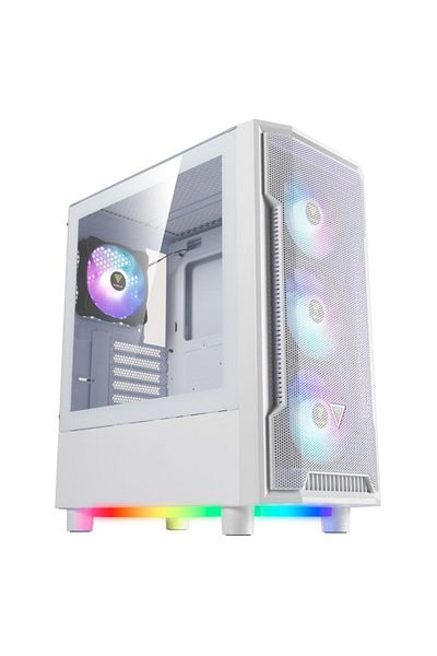gamdias Carcasa Gamdias Athena M6 Lite, Middle Tower, ARGB (Alb)