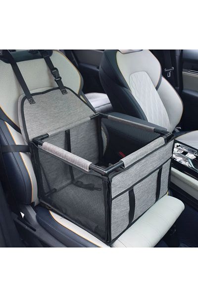 Choice Light Grey Travel Dog Car Seat Cover Waterproof Pet Dog Carriers Bag Cat Transport Hammock Dog Car S