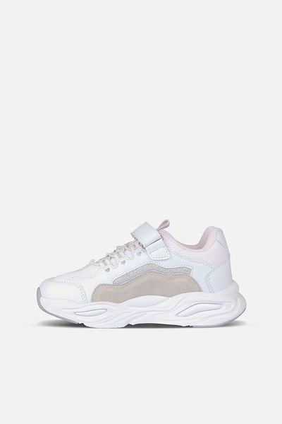 Vicco Chou Basic Girl's White Sports Shoes