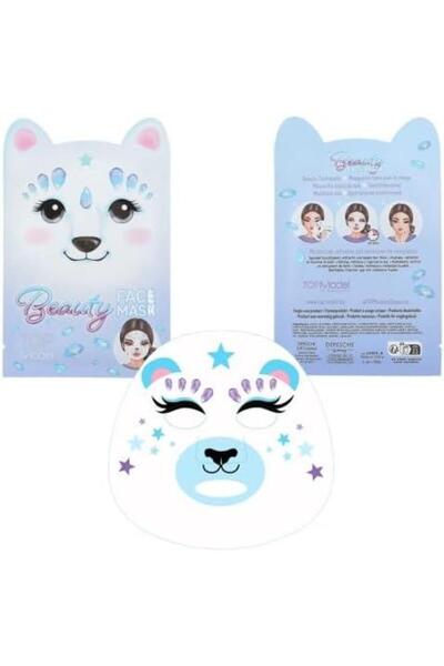 Top Model Topmodel Hayvan Yüz Maskesi Kutup Ayısı