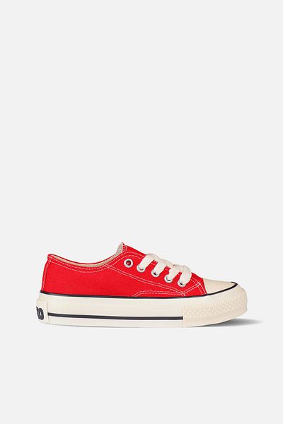 Vicco Idol Basic Unisex Kids Red Sneaker