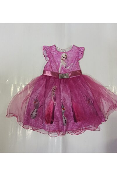Lumia Baby Kabarık etekli kız çocuk Elsa elbise