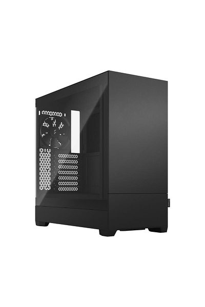 Fractal Design Fractal Design Pop Silent Clear Case, Middle Tower, without power supply, ATX (Black)