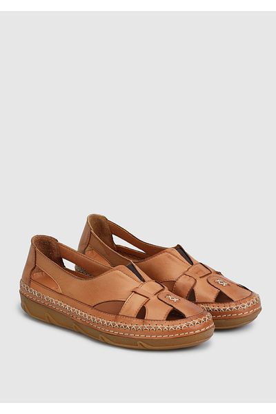 Eclipse Tan Leather Women's Shoes