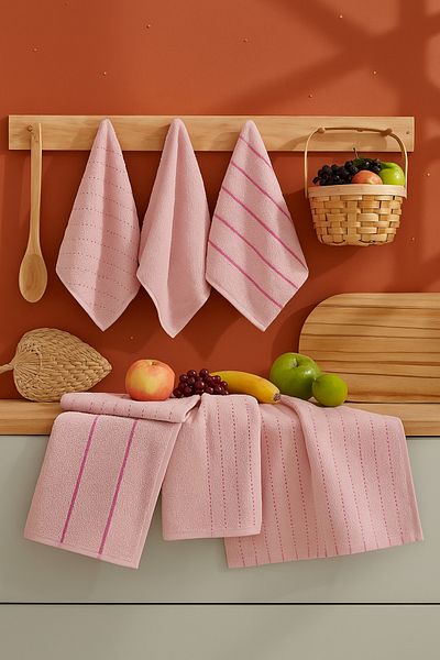 Formeya 6-teiliges Küchenhandtuch-Set – Küchenhandtuch-Handtuch-Set 30 x 50 cm