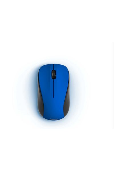 Hama Mouse Wireless HAMA MW-300 V2, Wireless, USB, 1200 dpi (Albastru/Negru)