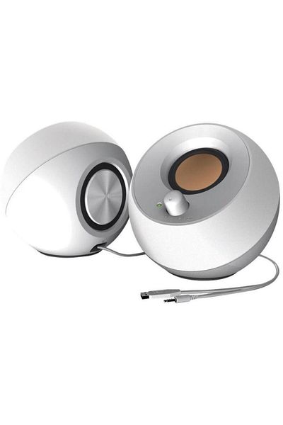 CREATIVE Creative Pebble Speakers, 2.0, 4.4 W (White)