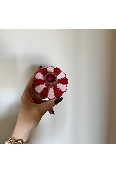 inrobert Floral Holder01 El Yapımı Şamdan Çiçek Desenli Dekoratif Mumluk Pip ...