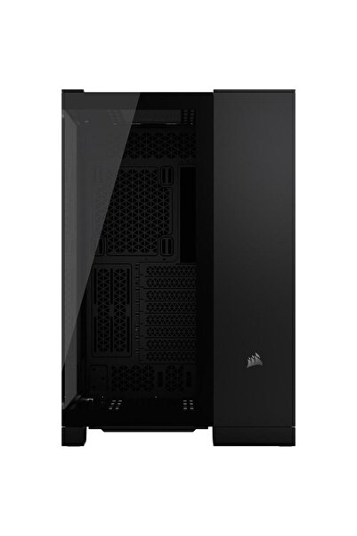 Corsair Carcasa Corsair 6500X, Middle Tower, Fara sursa, Tempered Glass, ATX, E-ATX (Negru)