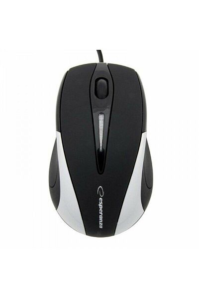 ESPERANZA Mouse Esperanza Sirius EM102S, cu fir, USB (Alb/Negru)