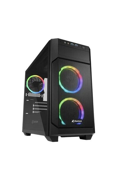 SHARKOON Sharkoon V1000 RGB Κουτί Υπολογιστή, Micro Tower, Χωρίς Τροφοδοτικό,...