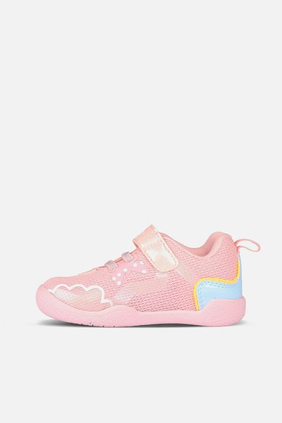 Vicco حذاء Sia Light Girl First Step باللون الوردي الكاجوال