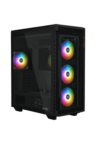 XPG Carcasa XPG Battlecruiser II, Middle Tower, plexiglass (Negru)