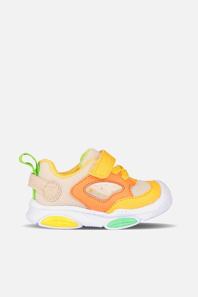 Vicco Beijing Lightweight Baby Girl Beige Sports Shoes