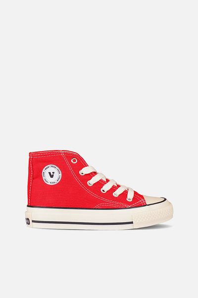 Vicco Star Basic Girl's Red Sneaker