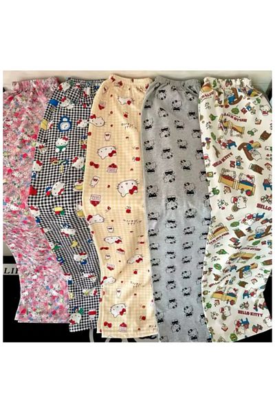 weywot Πιτζάμες Unisex με λεπτομέρεια Hello Kitty