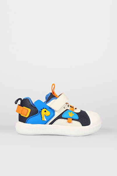 Vicco Snoop Printed Baby Boy Navy Blue Casual Shoes