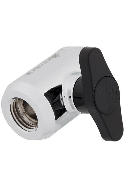 Corsair Valva cu robinet Corsair Hydro X Series XF Ball Valve Chrom