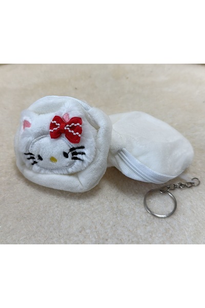 BUCHE CONCEPT Hello Kitty Peluş Bozuk Para Cüzdanı Çanta Süsü Anahtarlık