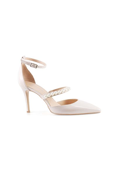 Ecru Atelier Cruella Pearl Detailed Heeled Shoes - 36