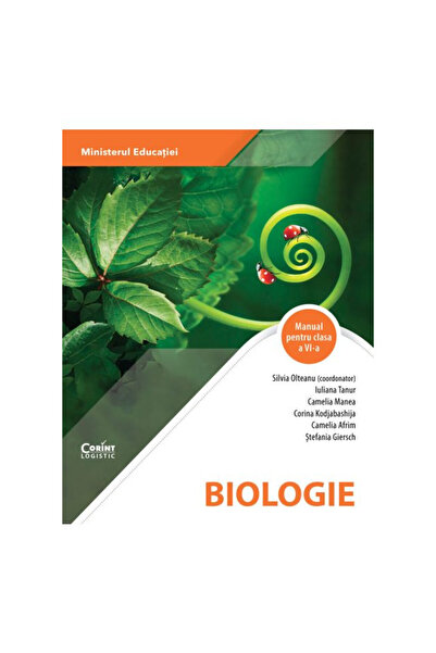Corint Manual de biologie pentru clasa a VI-a Ediția 2023 - Silvia Olteanu